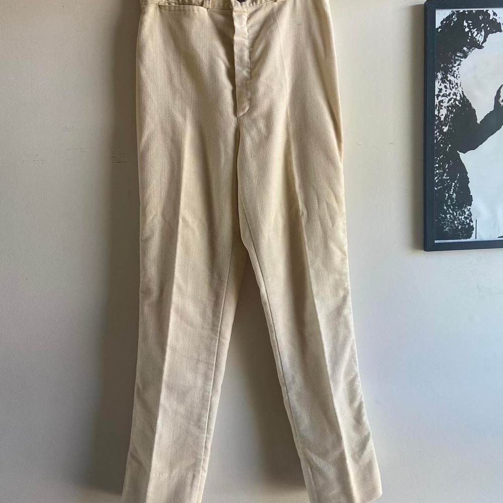 Jean L'moore vintage 1980’s yellow corduroy pants